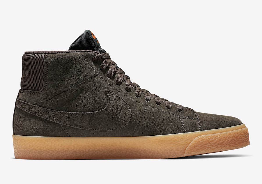 Nike SB Blazer Mid Brown Suede Gum 864349-200