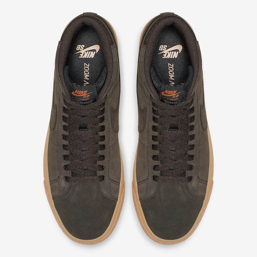 Nike SB Blazer Mid Brown Suede Gum 864349-200