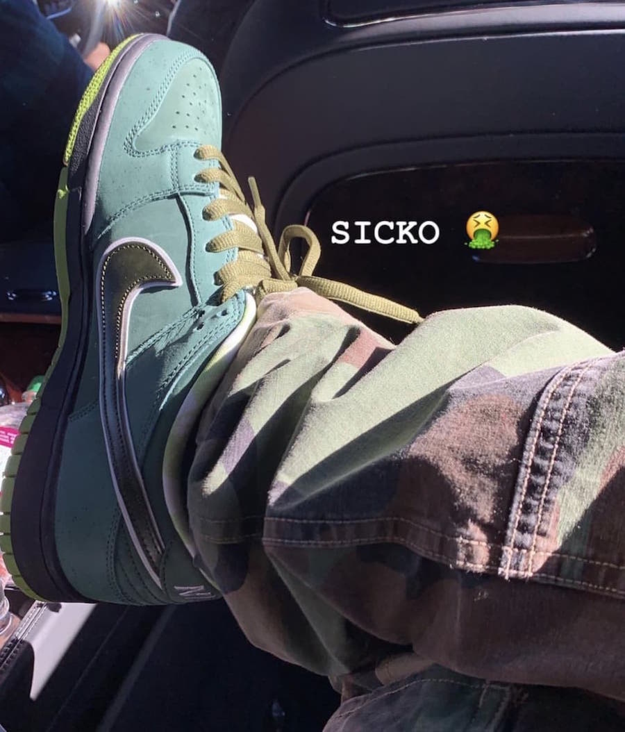 Nike SB Dunk Low Green Lobster Concepts Travis Scott Nike SB Dunk Low Green Lobster Concepts Travis Scott