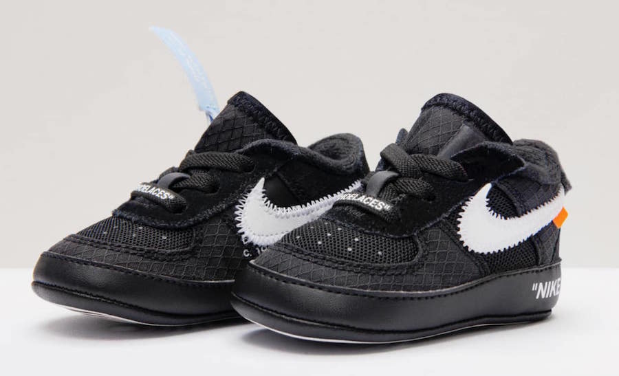 Off-White Nike Air Force 1 Kids Sizing Black Release Date