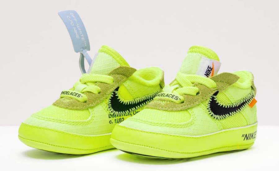 Off-White Nike Air Force 1 Kids Sizing 