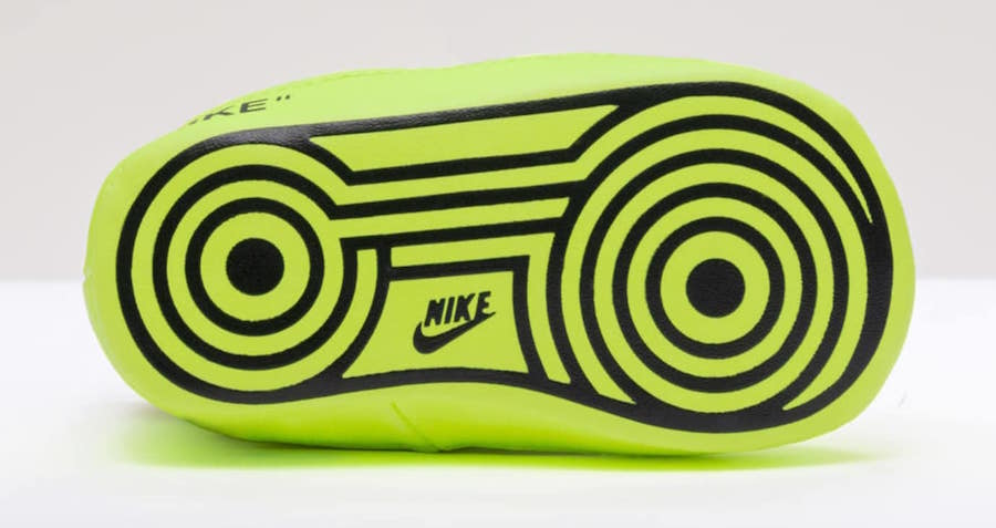 Off-White Nike Air Force 1 Kids Sizing Volt Release Date