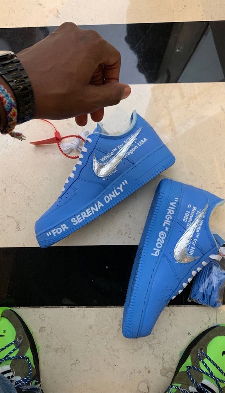 Nike Air Force 1 Low Off-White MCA University Blue Men's - CI1173-400 - US