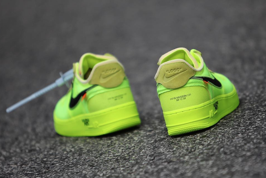 Off-White Nike Air Force 1 Volt AO4606-700 Release Date