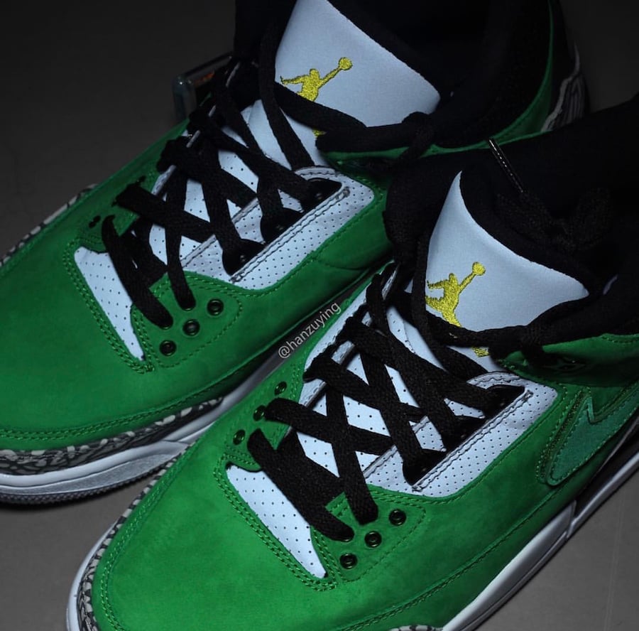 Oregon Ducks Air Jordan 3 Tinker AJ3-867493