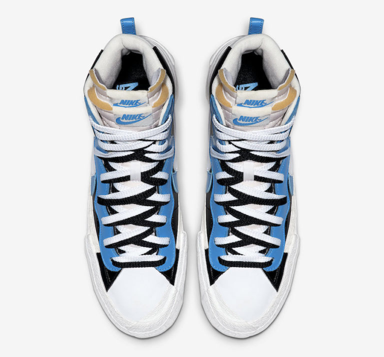 Sacai Nike Blazer Mid Blue BV0072-001 Yellow BV0072-700 Release Date ...