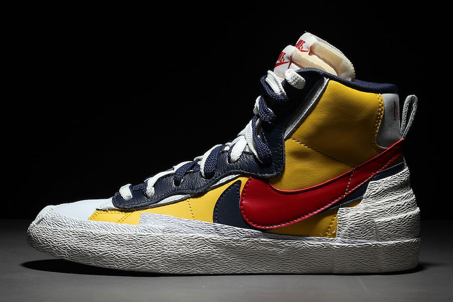 Sacai Nike Blazer Mid Yellow BV0072-700 Release Date