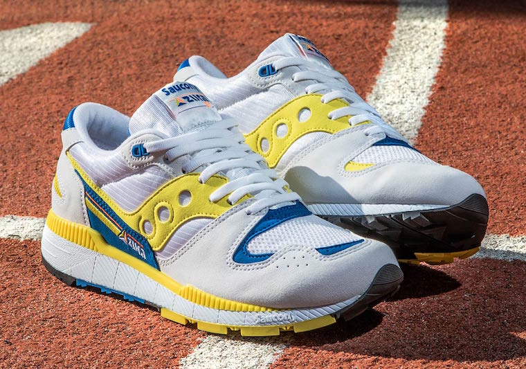 Saucony Azura White Yellow Blue Release Date