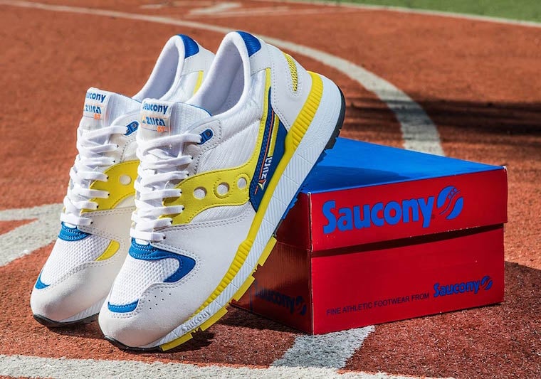 Saucony Azura White Yellow Blue Release Date