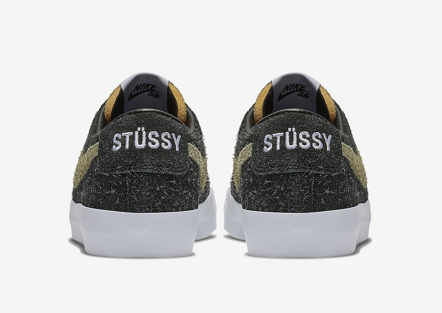 Stussy Nike SB Blazer Low BQ6449-001 Release Date
