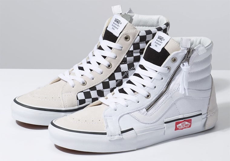 Vans SK8-Hi Reissue Deconstructed Releases in White and Black