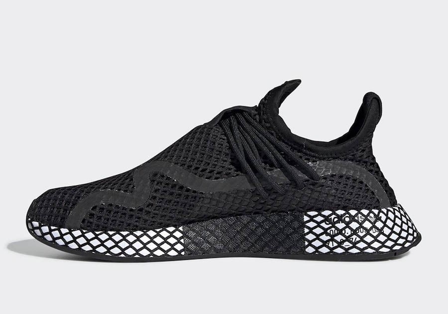 adidas Deerupt S Black White BD7879 Release Date