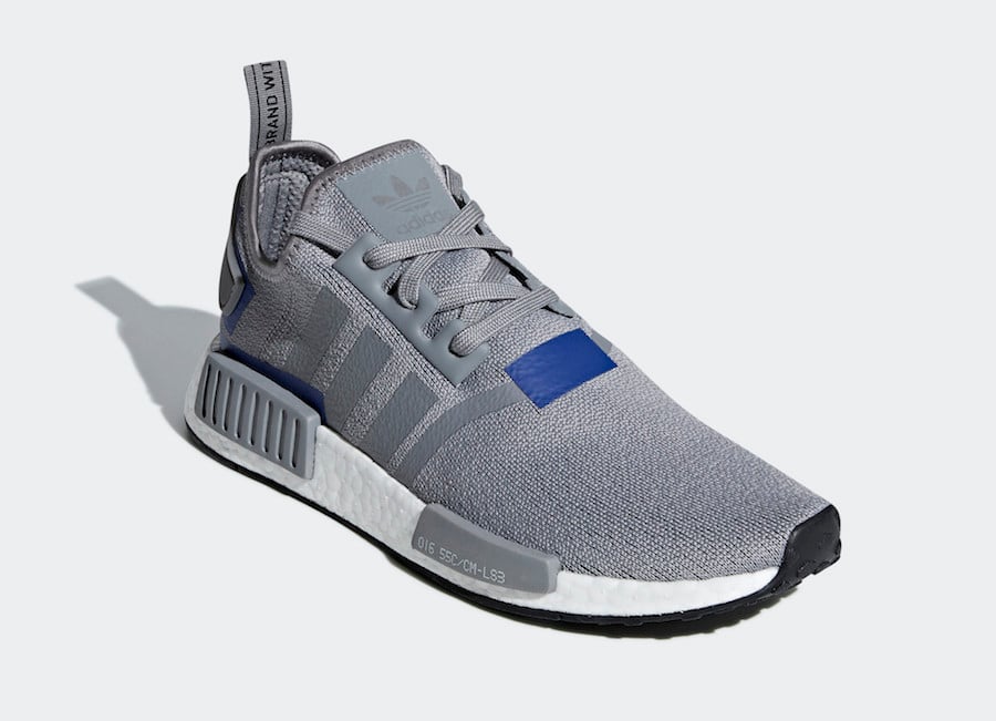 grey and blue nmd