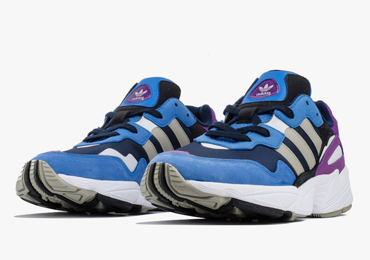 adidas Yung 96 in Royal Blue and Purple