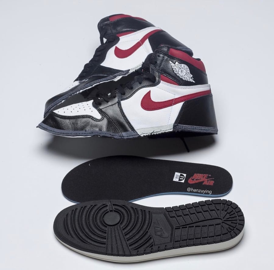 jordan 1 black gym red white sail