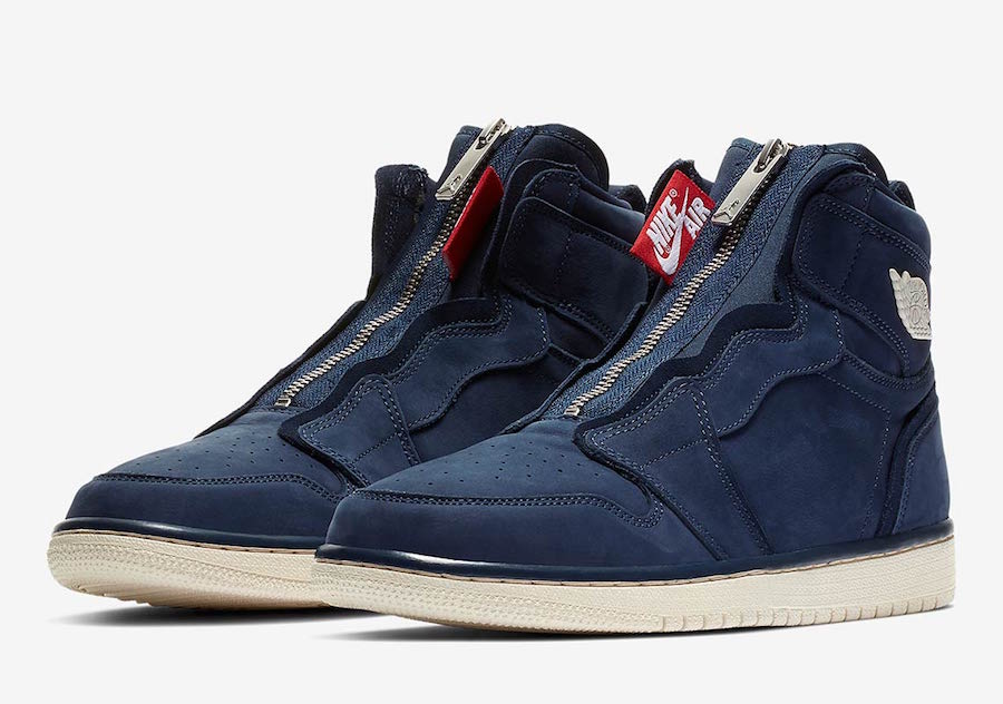 Air Jordan 1 High Zip ‘Navy Suede’