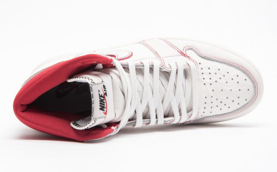 Air Jordan 1 Sail University Red 555088-160 Release Date