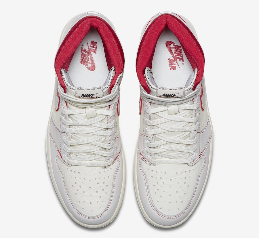 Air Jordan 1 Sail University Red 555088-160 Release Date Info