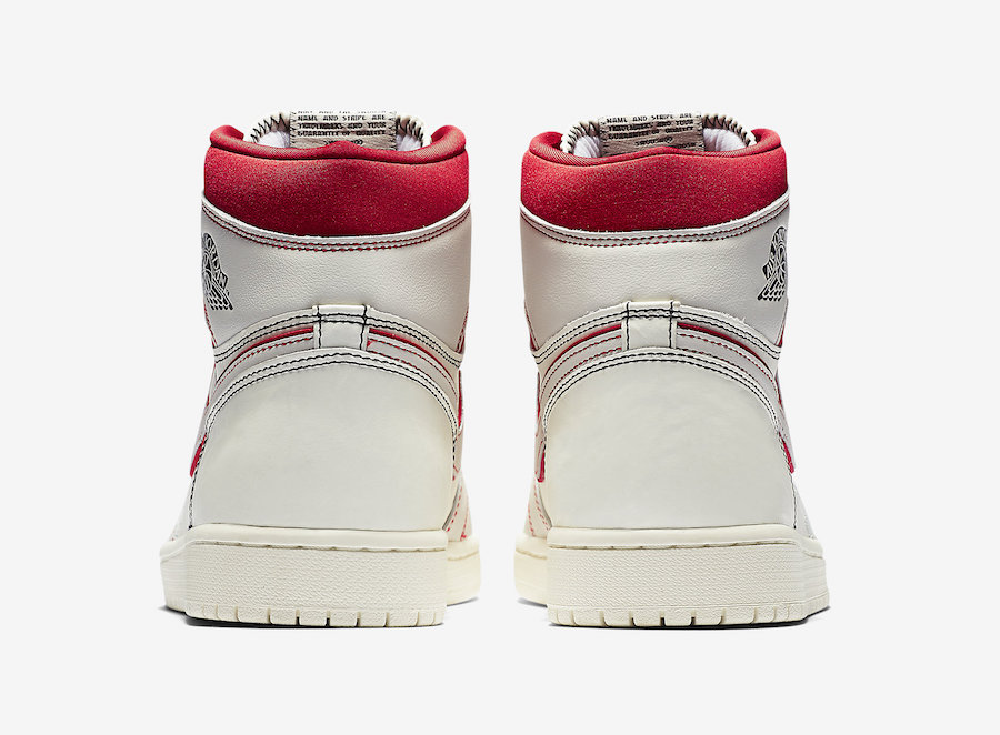 Air Jordan 1 Sail University Red 555088-160 Release Date Info