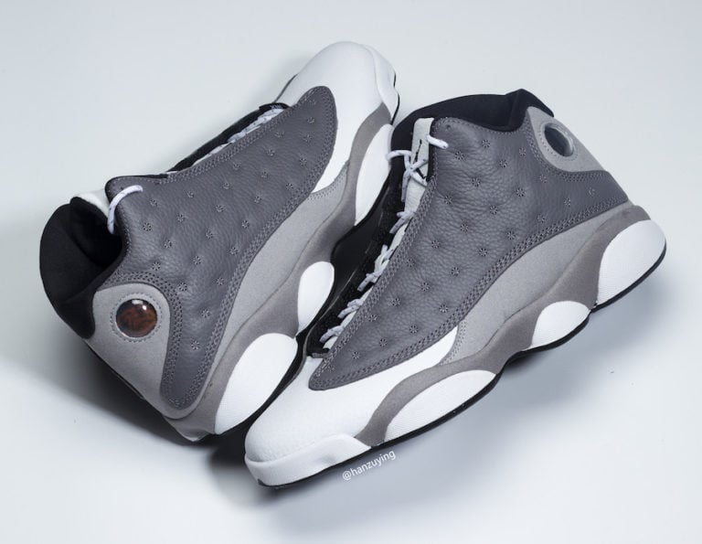 blue white and grey jordan 13