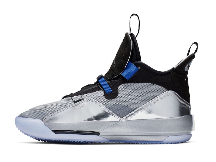 Air Jordan 33 All-Star Black Metallic Silver AQ8830-005 Release Date