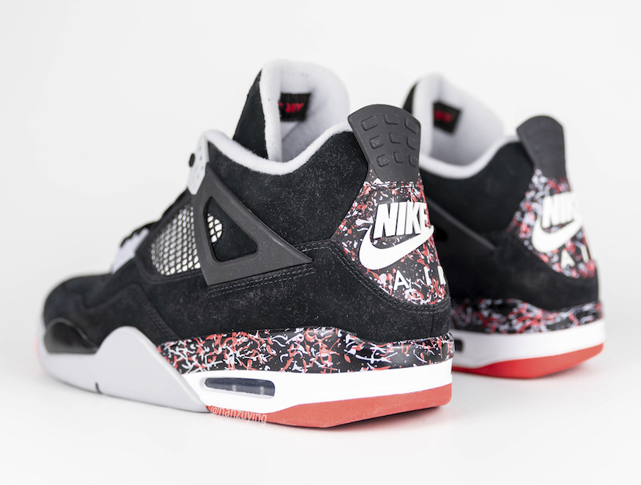 drake jordan 4 splatter