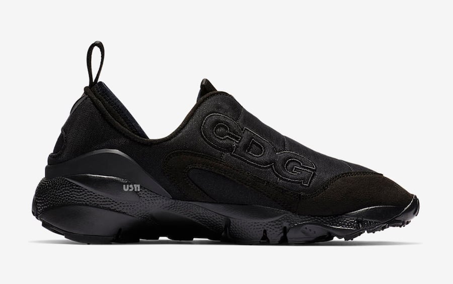 Comme des Garcons Nike Air Footscape Black Release Date