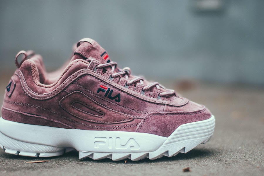 Fila WMNS Disruptor Low Ash Rose Release Date