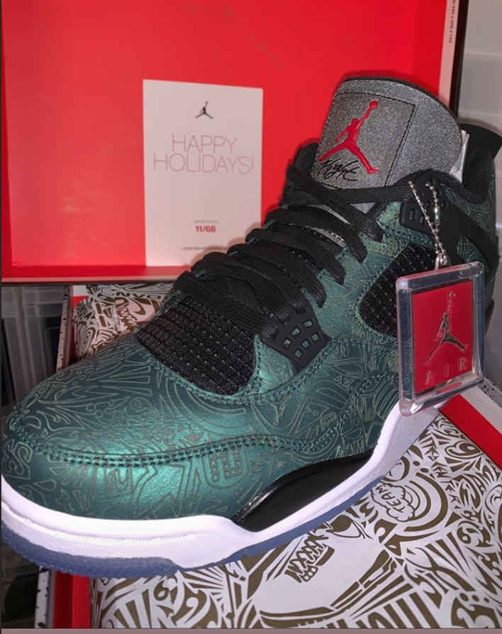 Jalen Ramsey Air Jordan 4 Laser Green