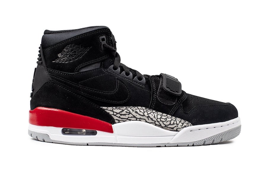 Jordan Legacy 312 Black Suede AV3922 