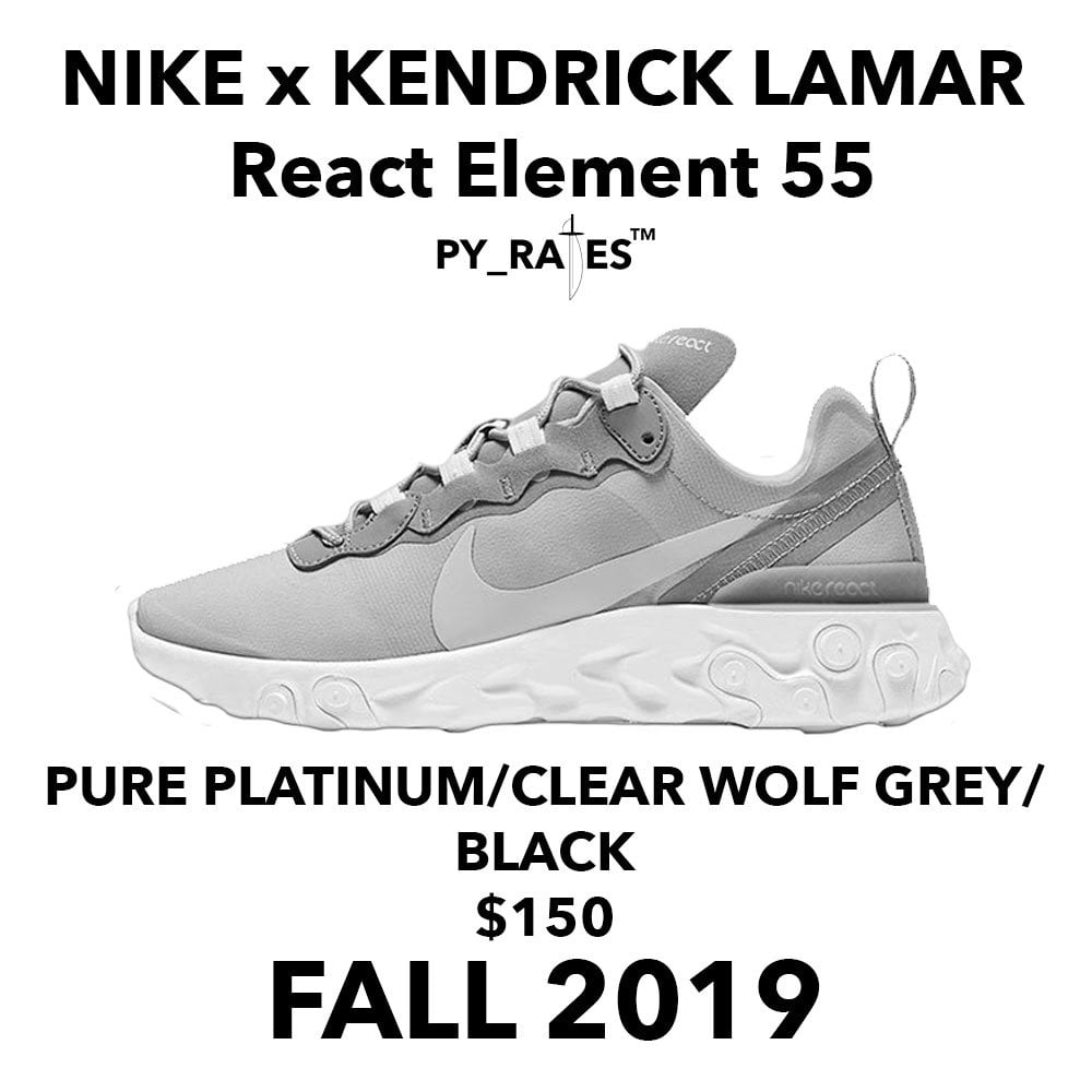 Kendrick Lamar Nike React Element 55 Release Date