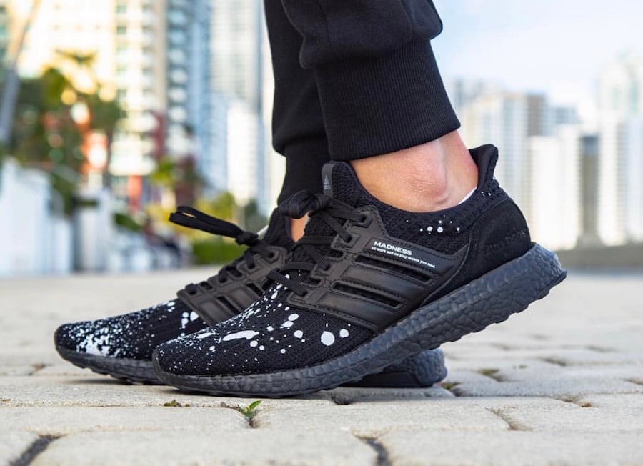 Madness adidas Ultra Boost Black On Feet