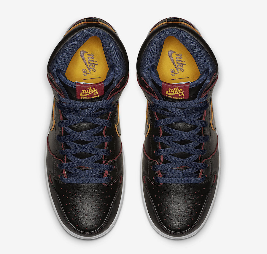 NBA Nike SB Dunk High Cleveland Cavaliers BQ6392-001 Release Date