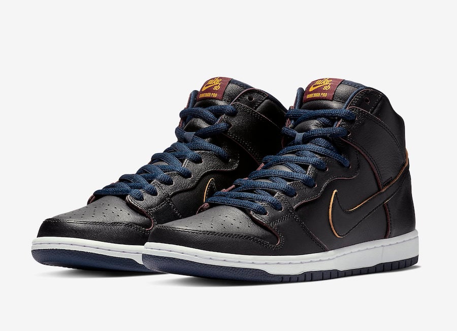 NBA x Nike SB Dunk High ‘Cleveland Cavaliers’ Official Images