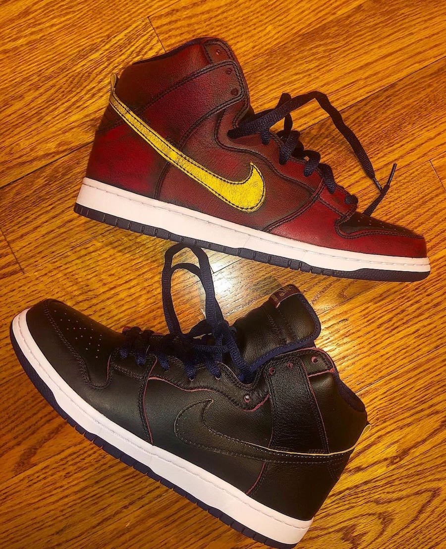 NBA Nike SB Dunk High Cleveland Cavaliers Release Date