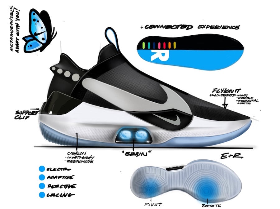 custom nike adapt 2k20