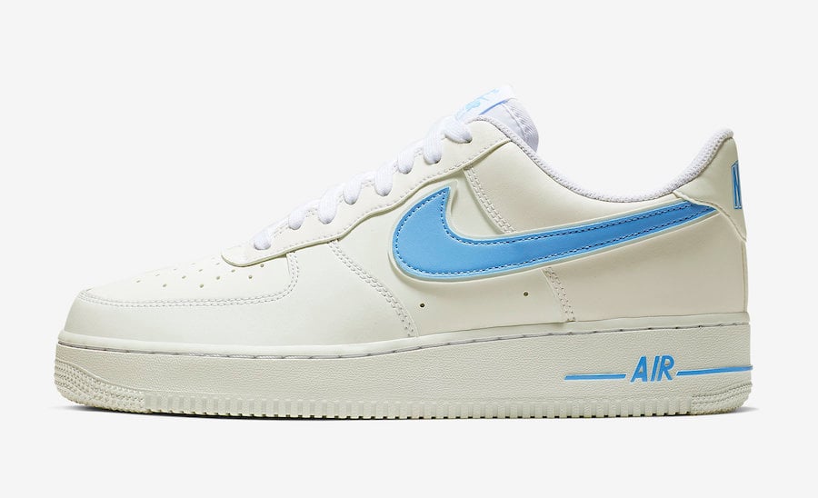 air force 1 white and university blue