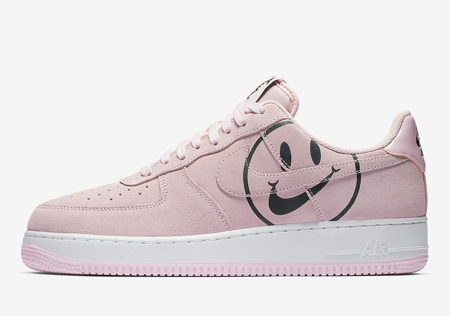 air force 1s smiley face