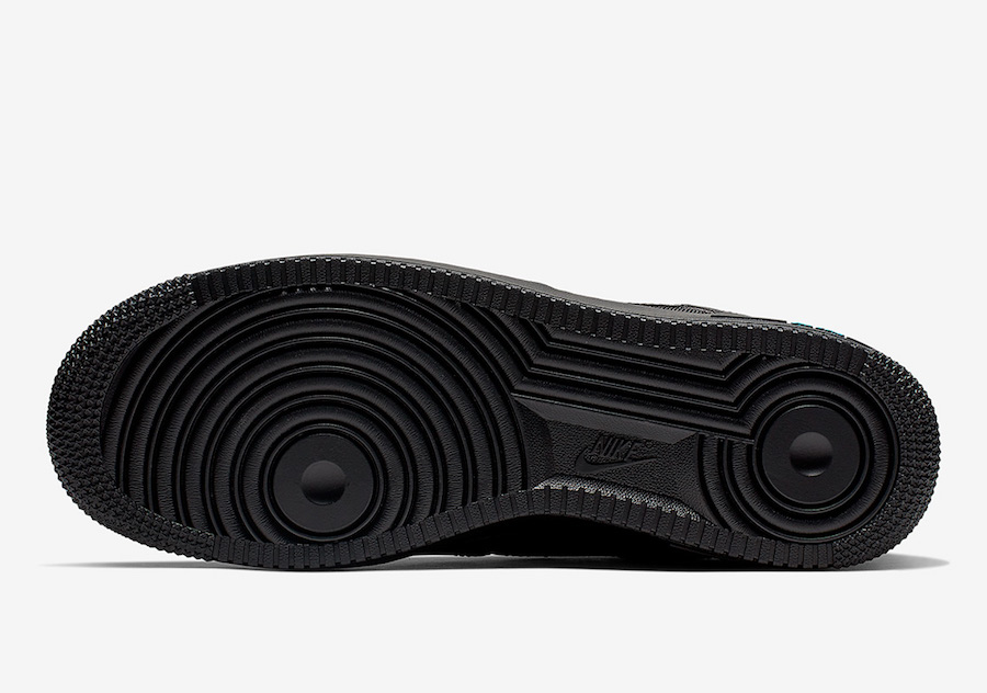 Nike Air Force 1 Low Black Light Blue BV1278-001 Release Date