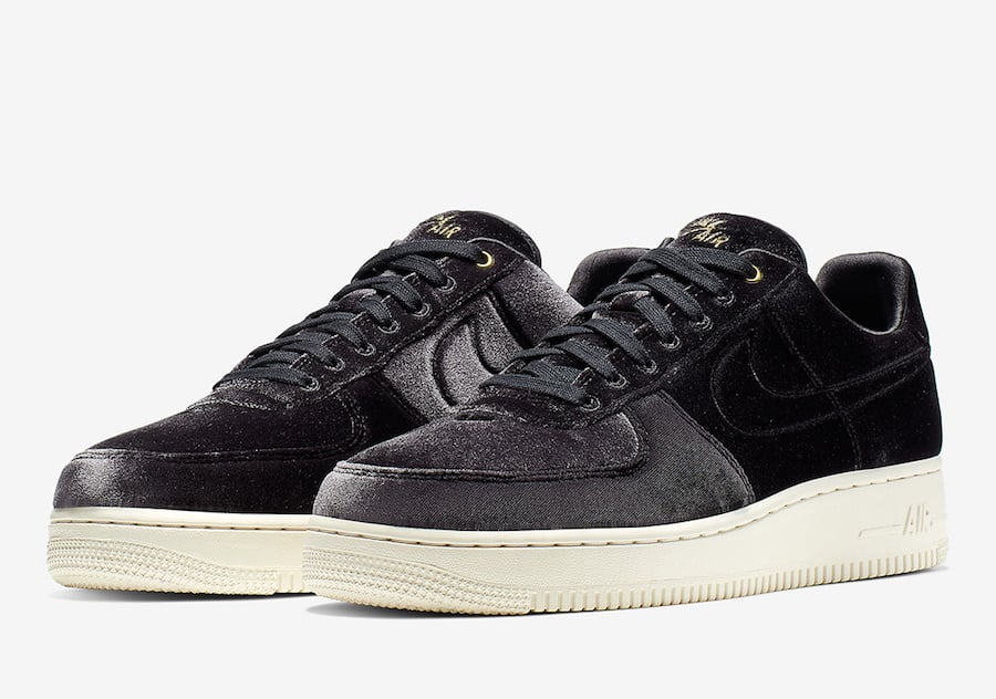 Nike Air Force 1 Low Premium Velour AT4144-001 Release Date