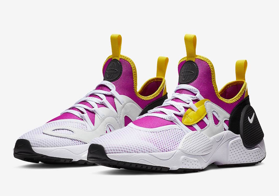 nike huarache yellow womens