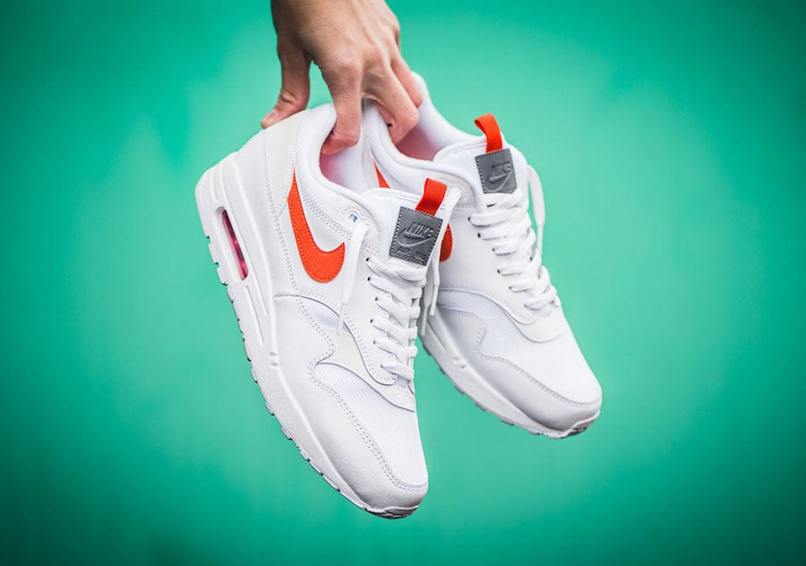 Nike Air Max 1 Pull Tab White Orange CD1530-100