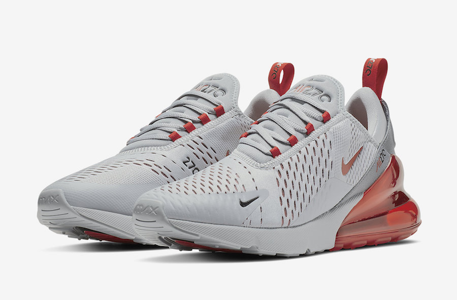 Nike Air Max 270 in Wolf Grey and University Red Release Date