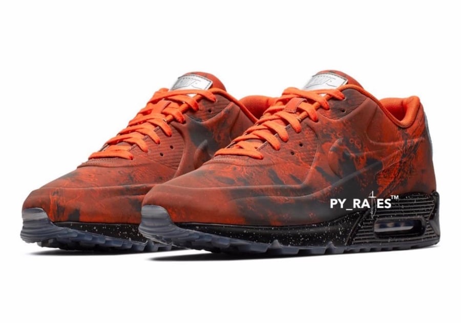 air max 90 mars stone magma orange