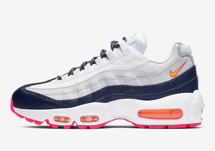 Nike Air Max 95 Midnight Navy Laser Orange 307960-405 Release Date