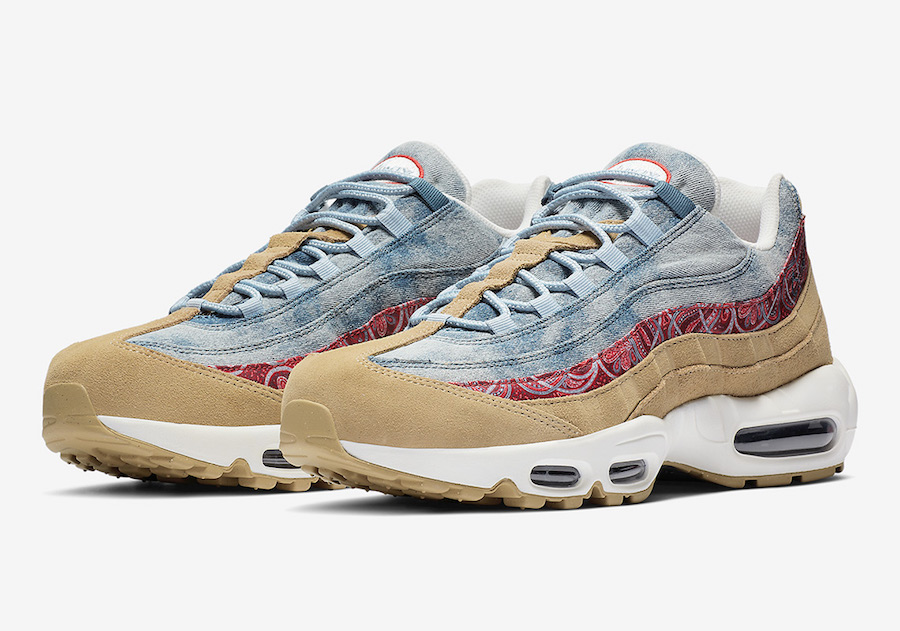 This Nike Air Max 95 Features Denim and Paisley