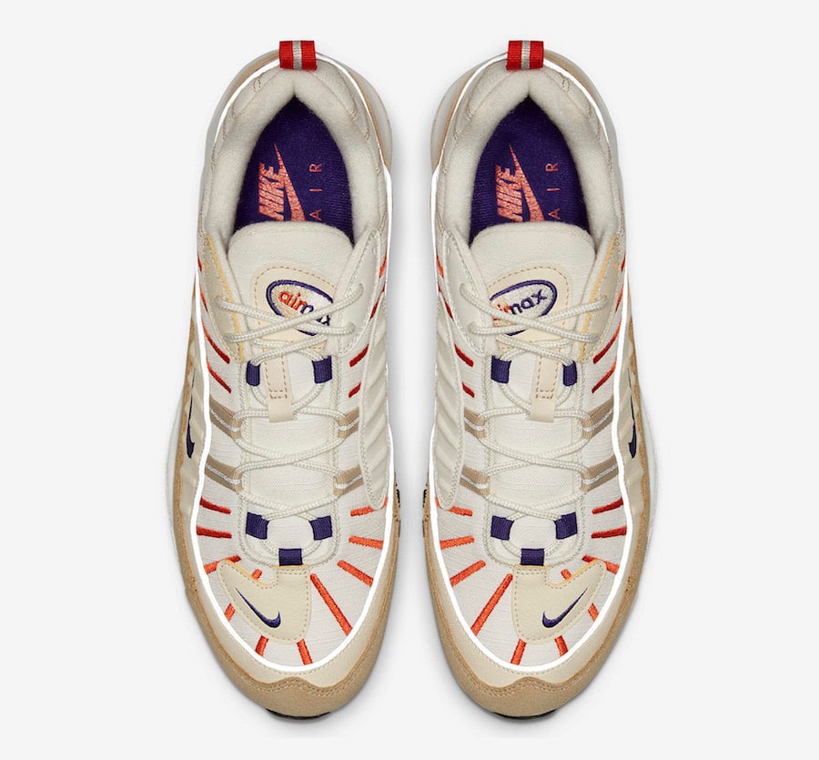 Nike Air Max 98 Sail Court Purple 640744-108 Release Date