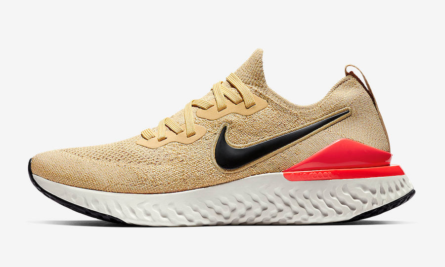 Nike Epic React Flyknit 2 Club Gold BQ8928-700 Release Date