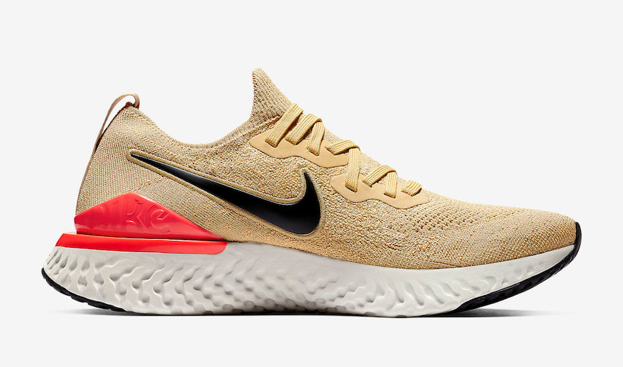 Nike Epic React Flyknit 2 Club Gold BQ8928-700 Release Date