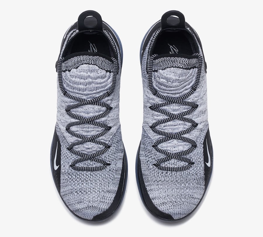 Nike KD 11 Black White Racer Blue AO2604-006 Release Date